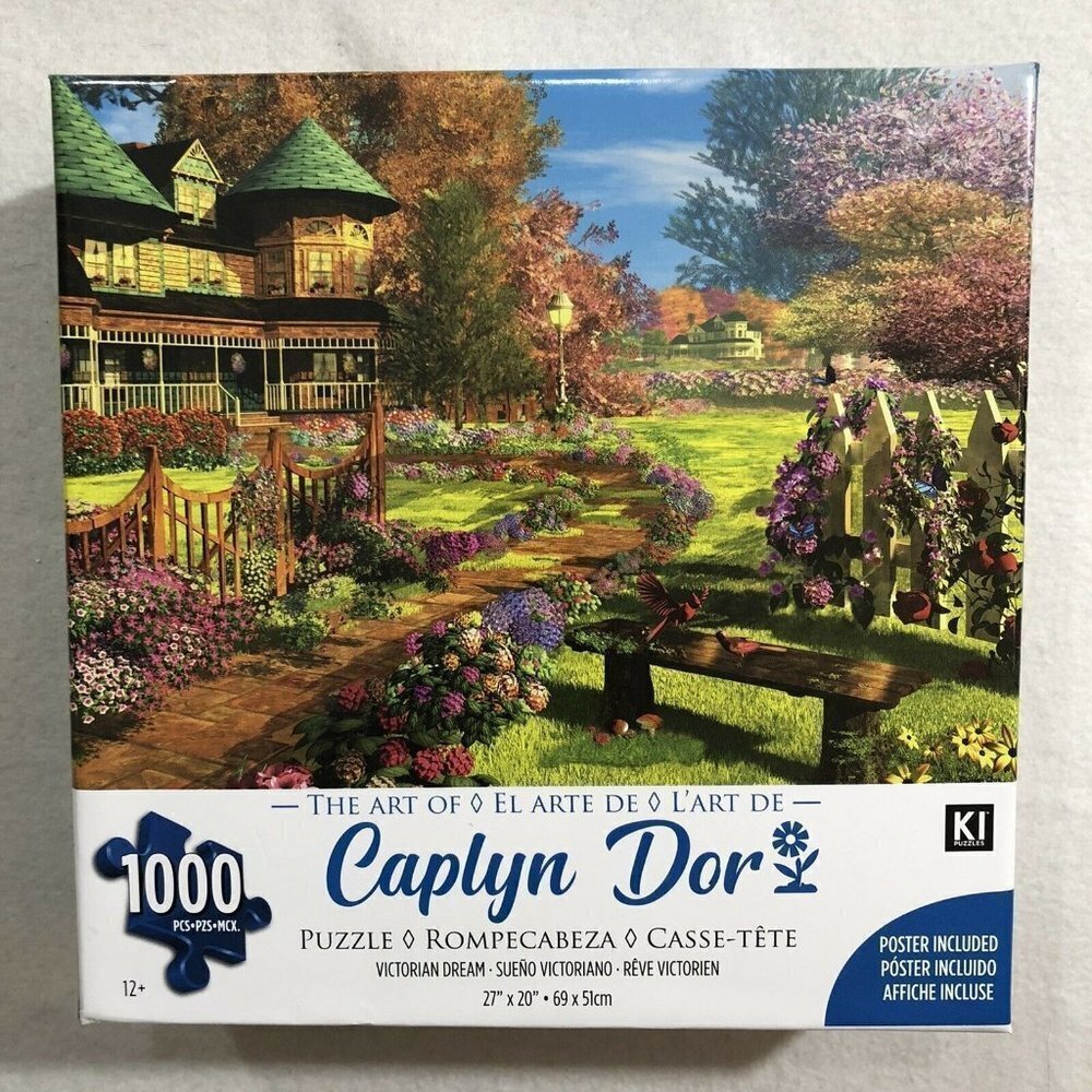 2020 New Caplyn Dor Artist Painting Victorian Dream Garden 1000pcs Jigsaw Puzzle